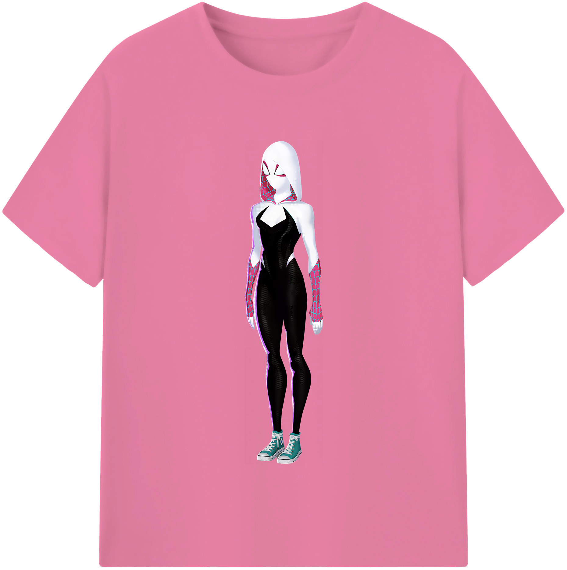 （画像用） Spider Man スパイダーマン 綿100％半袖Tシャツ（フロントプリント）